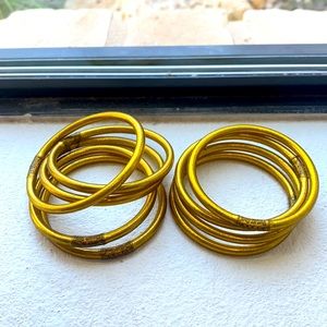 BUDHAGIRL bangles. Gold, all weather bangles